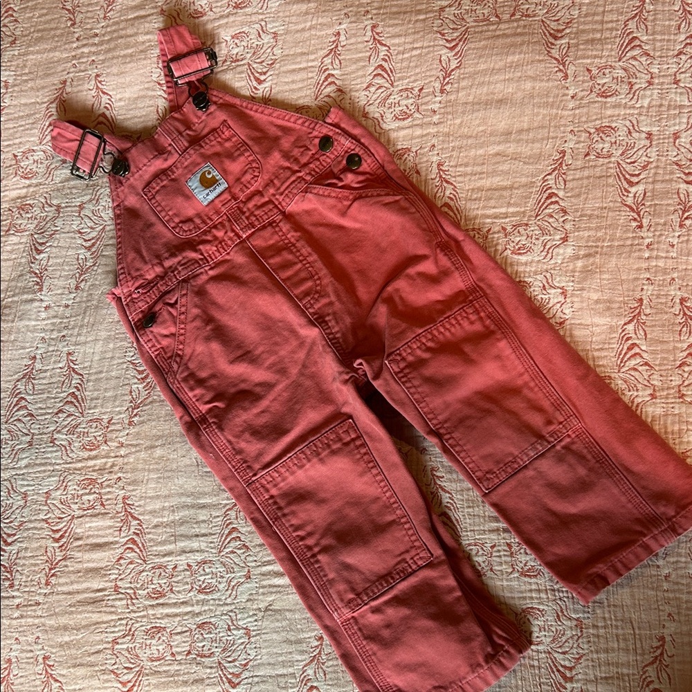 Carhartt Kids Coral Overalls